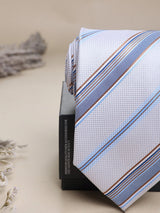 Multicolor Stripes Woven Necktie - TOSSIDO