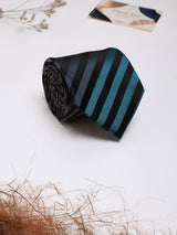 Multicolor Stripes Woven Silk Necktie - TOSSIDO