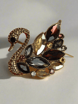 Multicolor Swan Brooch - TOSSIDO