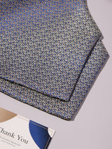 Multicolour Micro Floral Woven Ascot & Pocket Square - TOSSIDO