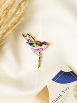 Multicolour Songbird Brooch - TOSSIDO