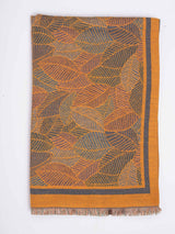 Mustard Floral Premium Muffler - TOSSIDO