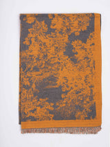 Mustard Floral Premium Muffler - TOSSIDO