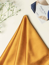 Mustard Gold Satin Finish Pocket Square - TOSSIDO