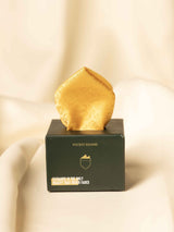 Mustard Paisley Jacquard Pocket Square - TOSSIDO