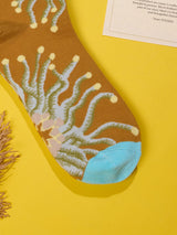 Mustard Sea Anemone Socks - TOSSIDO