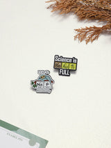 Nap Periodically & Science Is Beautiful Enamel Pin Set of 2 - TOSSIDO