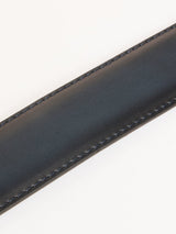 Navy Blue No-Hole Men's Belt - TOSSIDO