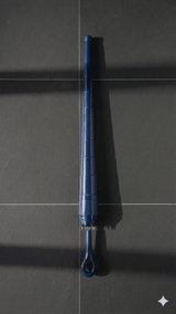 Navy Blue Solid Capsule Umbrella - TOSSIDO