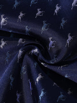 Navy Horse Performance Silk™ Pocket Square - TOSSIDO