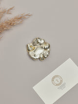 Navy & Mint Poppy Brooch - TOSSIDO