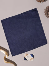 Navy Tonal Paisley Performance Silk™ Pocket Square - TOSSIDO