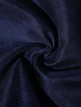 Navy Tonal Paisley Performance Silk™ Pocket Square - TOSSIDO