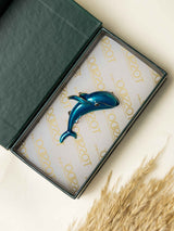 Ocean Grace Dolphin Brooch - TOSSIDO