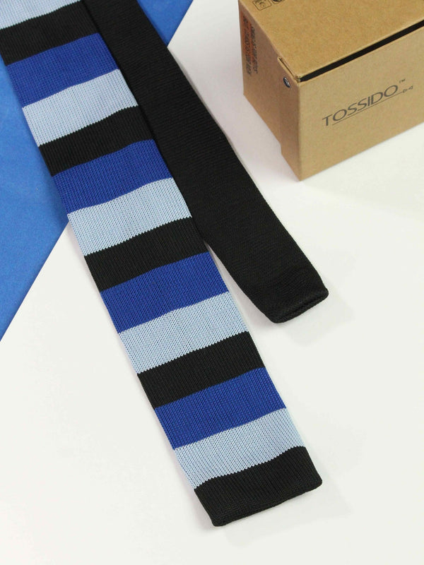 Oceanic Knitted Skinny Necktie - TOSSIDO