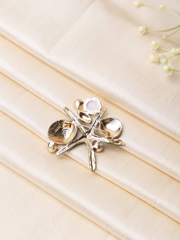 Oceanic Seashell Brooch - TOSSIDO