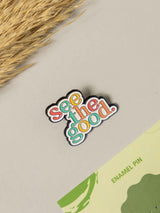 Optimist Typography Enamel Pin - TOSSIDO