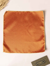 Orange Abstract Jacquard Pocket Square - TOSSIDO