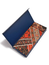 Orange Floral Scarf & Scarf Bag Set - TOSSIDO