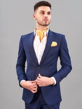 Orange Floral Woven Cravat & Pocket Square Set - TOSSIDO