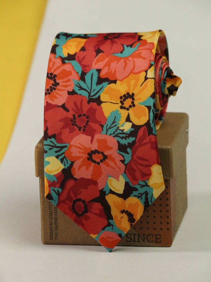 Orange Love Necktie - TOSSIDO