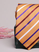 Orange Multi Stripe Necktie