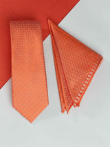 Orange Necktie & Pocket Square Giftset - TOSSIDO