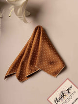 Orange Paisley Jacquard Pocket Square - TOSSIDO