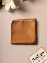 Orange Paisley Jacquard Pocket Square - TOSSIDO