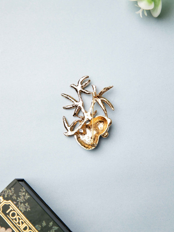 Panda Bamboo Brooch - TOSSIDO