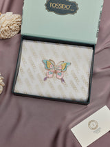 Pastel Enamel Butterfly Pearl Brooch - TOSSIDO