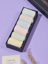 Pastel Fine Stripe Socks – Pack of 6