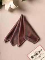 Peach Abstract Jacquard Pocket Square - TOSSIDO