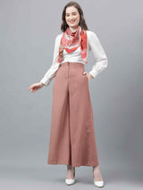 Peach Floral Scarf & Scarf Bag Set - TOSSIDO