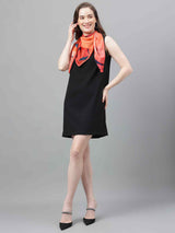 Peach Floral Scarf & Scarf Bag Set - TOSSIDO