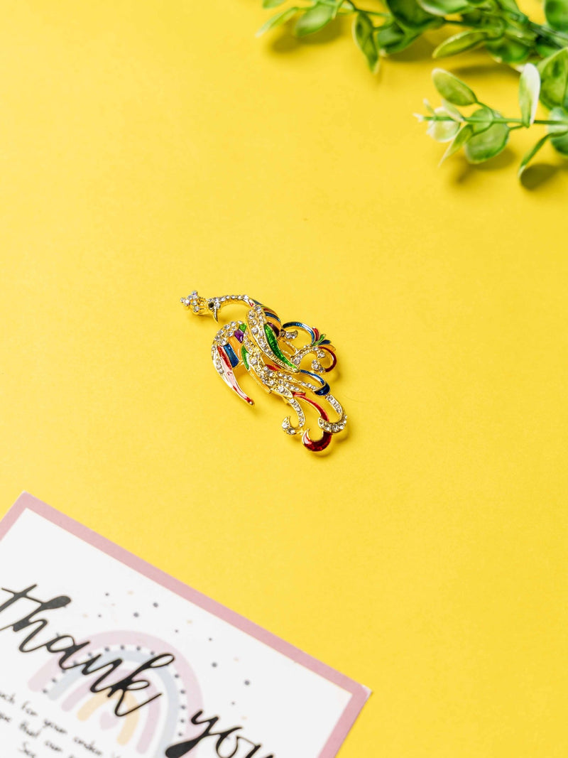 Peacock Brooch - TOSSIDO
