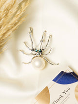 Pearl Spider Brooch - TOSSIDO