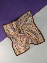 Pink and Golden Pocket Square - TOSSIDO