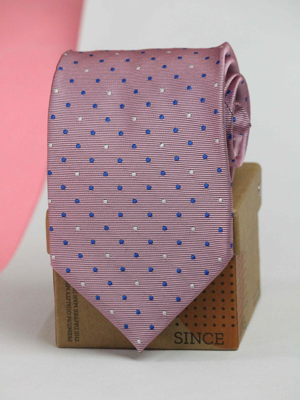 Pink Dot Broad Necktie - TOSSIDO