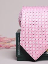 Pink Dotted Necktie - TOSSIDO