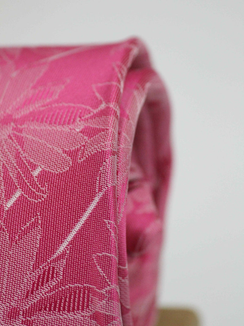 Pink Floral Broad Necktie - TOSSIDO
