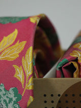 Pink Floral Necktie & Pocket Square Giftset - TOSSIDO