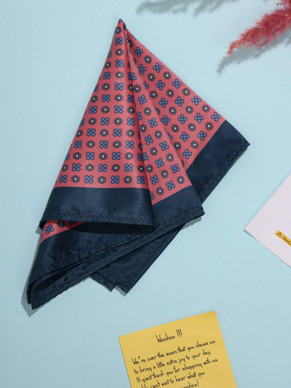 Pink Floral Pocket Square - TOSSIDO