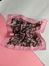 Pink Floral Pocket Square - TOSSIDO
