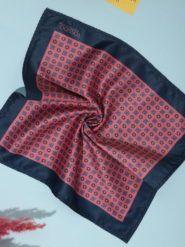 Pink Floral Pocket Square - TOSSIDO