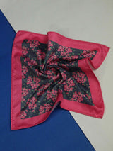 Pink Floral Pocket Square - TOSSIDO
