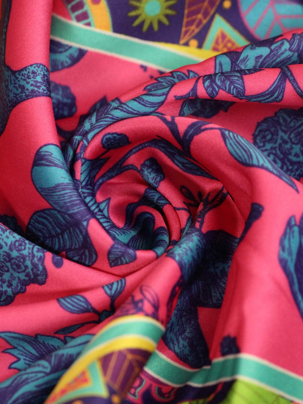 Pink Floral Pocket Square - TOSSIDO