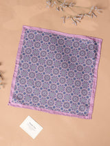 Pink Floral Silk Pocket Square - TOSSIDO
