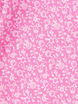 Pink Floral Woven Cravat & Pocket Square Set - TOSSIDO