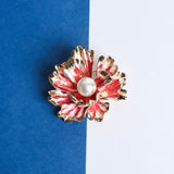 Pink Flower Brooch - TOSSIDO
